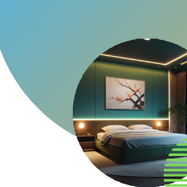 Design d'espace intérieur pour bien dormir en intégrant la neuroesthétique et des technologies d’information